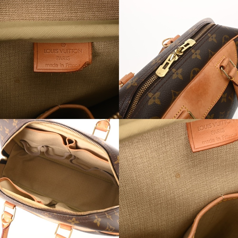 Louis Vuitton Monogram Handbag Deauville Brown Canvas - Picture 8 of 10